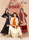 Bonie Chavi 2  Latest Fancy Regular Wear Rayon Printed Kurtis With Skirt Collection 